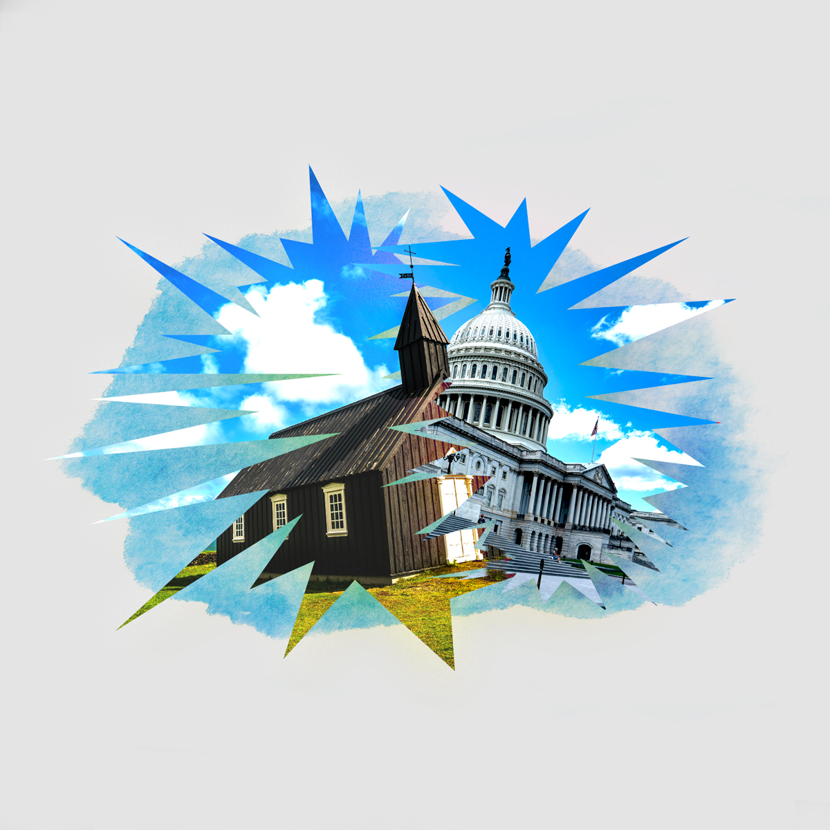 Chapel and Capitol Building Mashup