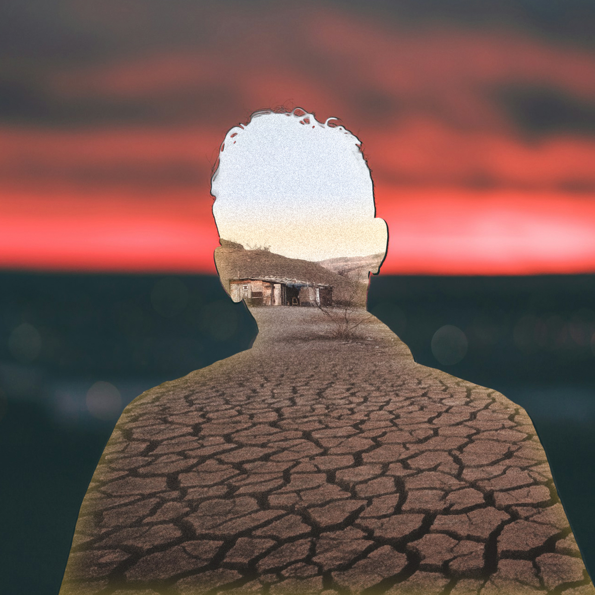 Person with an arid desert inside them