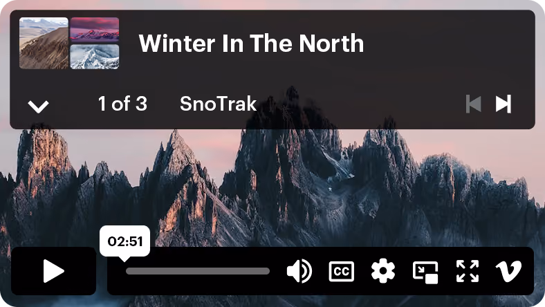 Playlist/Showcase