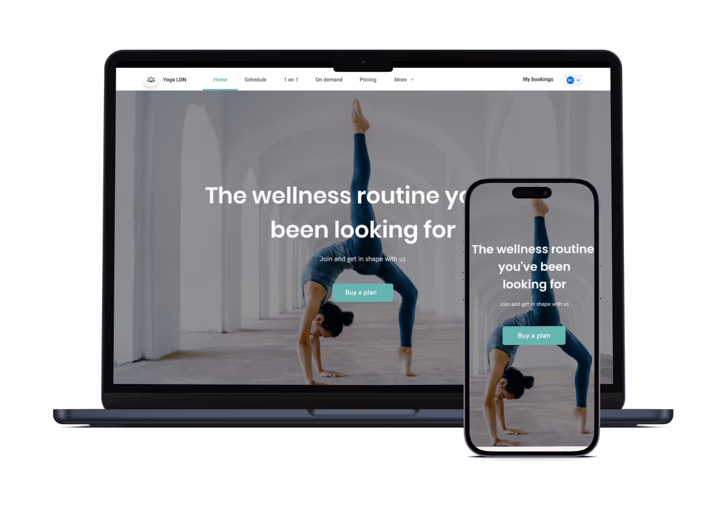 Fitune website excample