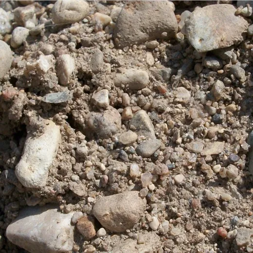 base course gravel sample