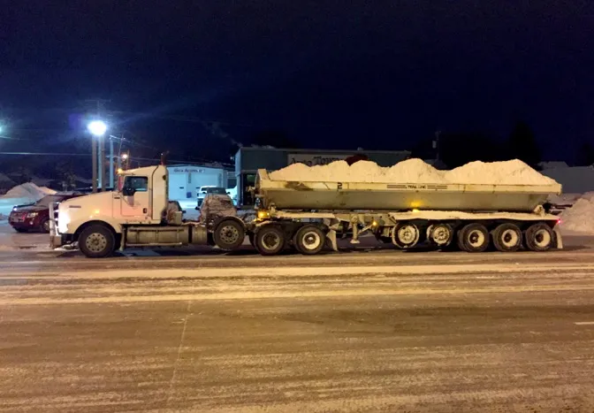 jensen snow removal truck