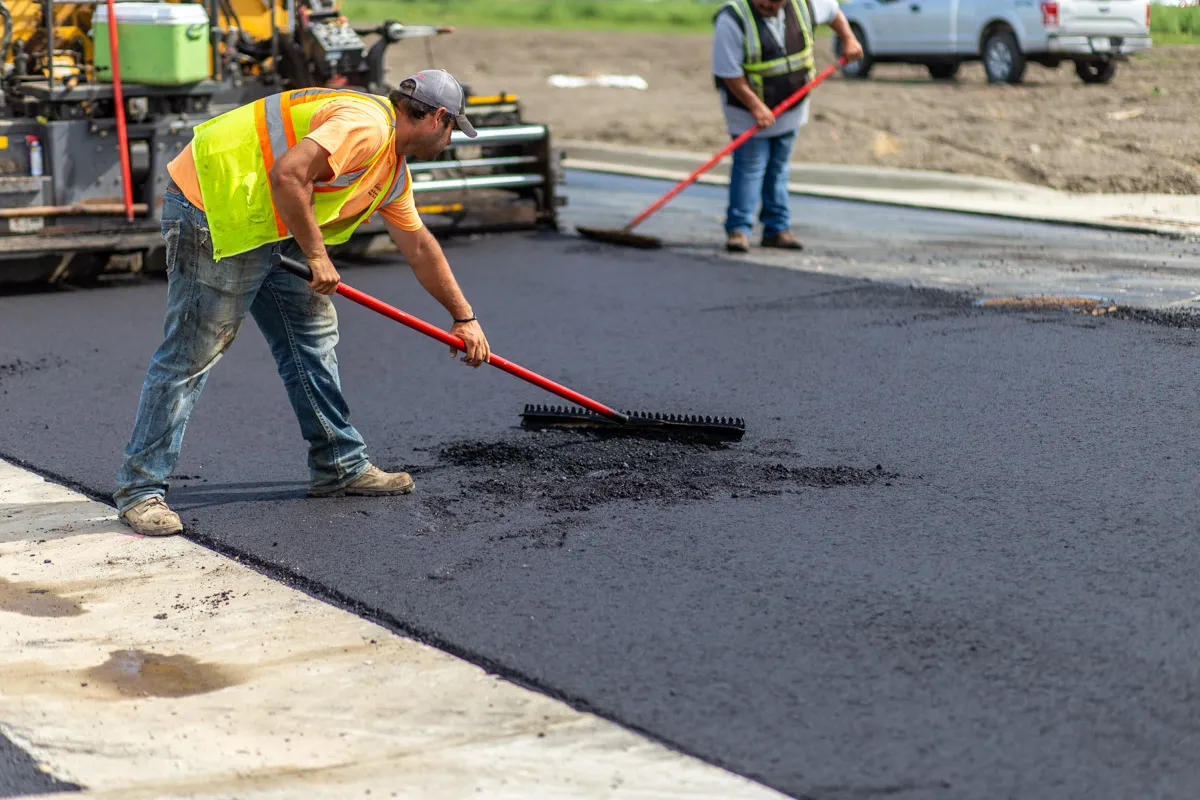 Pump truck pouring new house walls