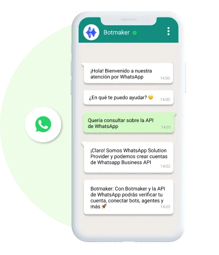 whatsapp bot conversation