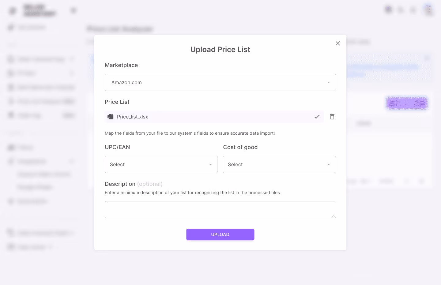Automate deal hunting with Price List Analyzer by Seller Assistant. Upload supplier products in bulk to Price List Analyzer. Let it automatically find their match on Amazon and calculate profit and ROI. Focus your research efforts only on deals exceeding your profit threshold