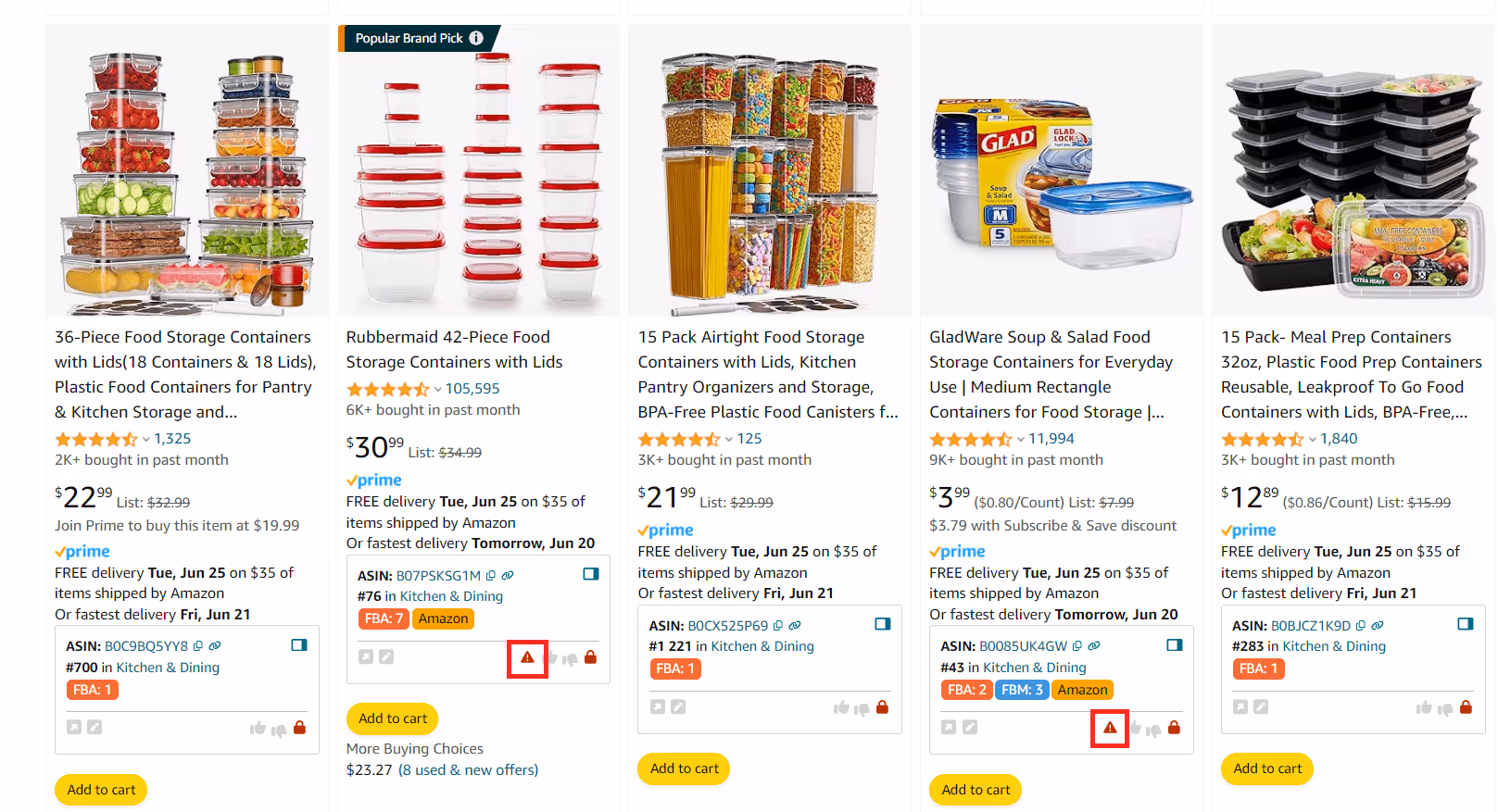 Get IP warnings everywhere you research your products. Seller Assistant’s IP Alert appears on the Amazon product and search pages, and in the Side Panel View on supplier website to show that an item has IP complaints