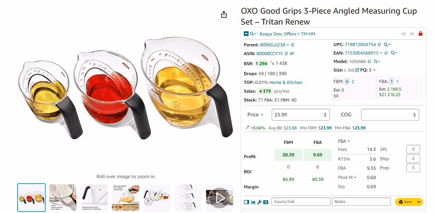 Spot product restrictions at a glance directly on the Amazon product and search pages and in the Side Panel View on any supplier website