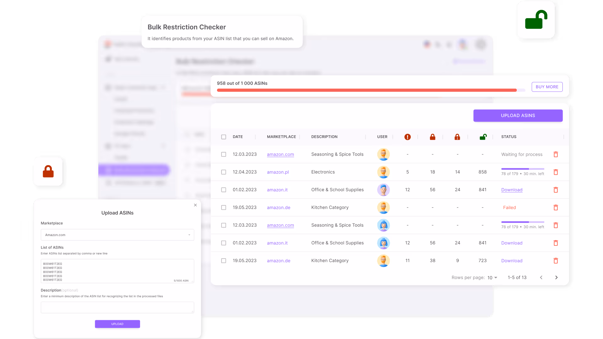 Streamline your product research with Seller Assistant’s Bulk Restriction Checker