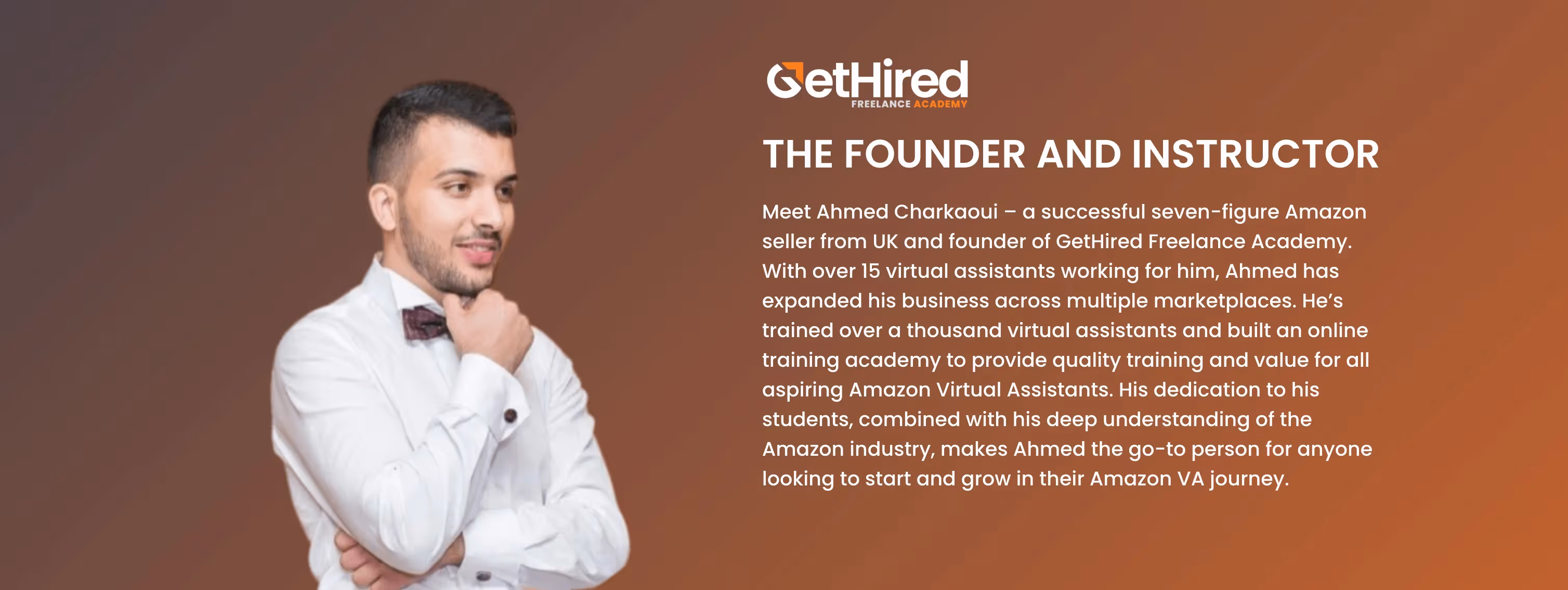 Ahmed Charkaoui the founder of GetHired