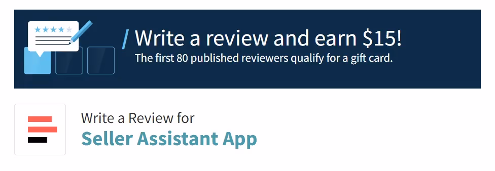 Write a review and earn $15!