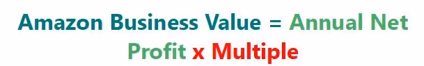 Amazon business valuation formula