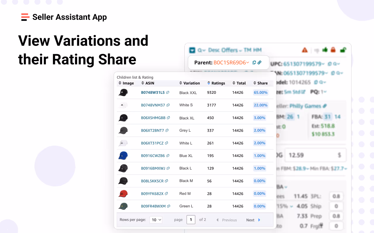 Variation viewer