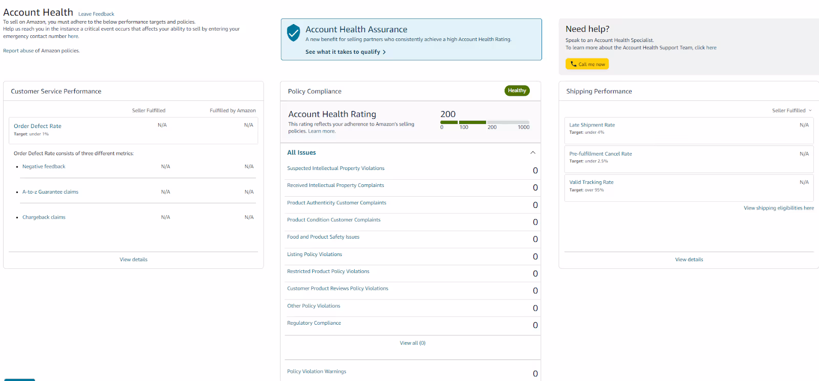 Account Health Dashboard