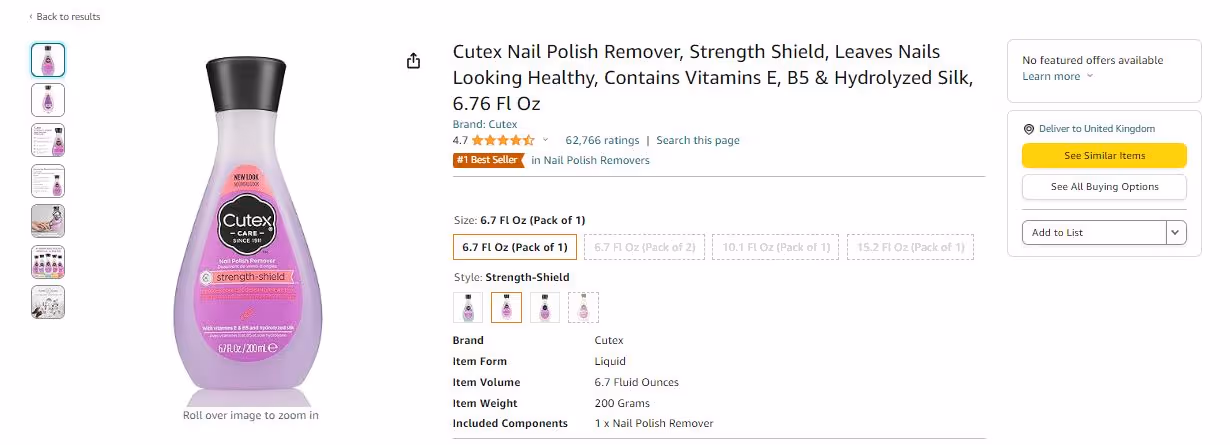 Nail polish remover typically contains acetone, which is a flammable liquid that can irritate skin and eyes, therefore, it is considered a hazmat material