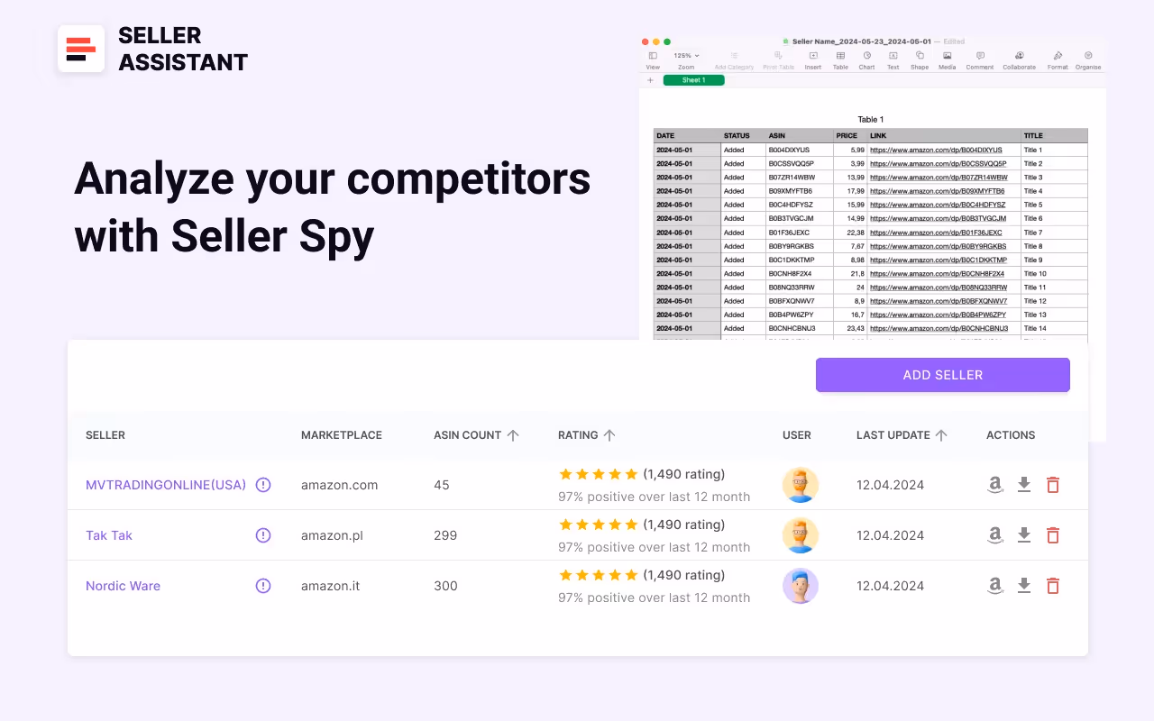 Seller Spy by Seller Assistant