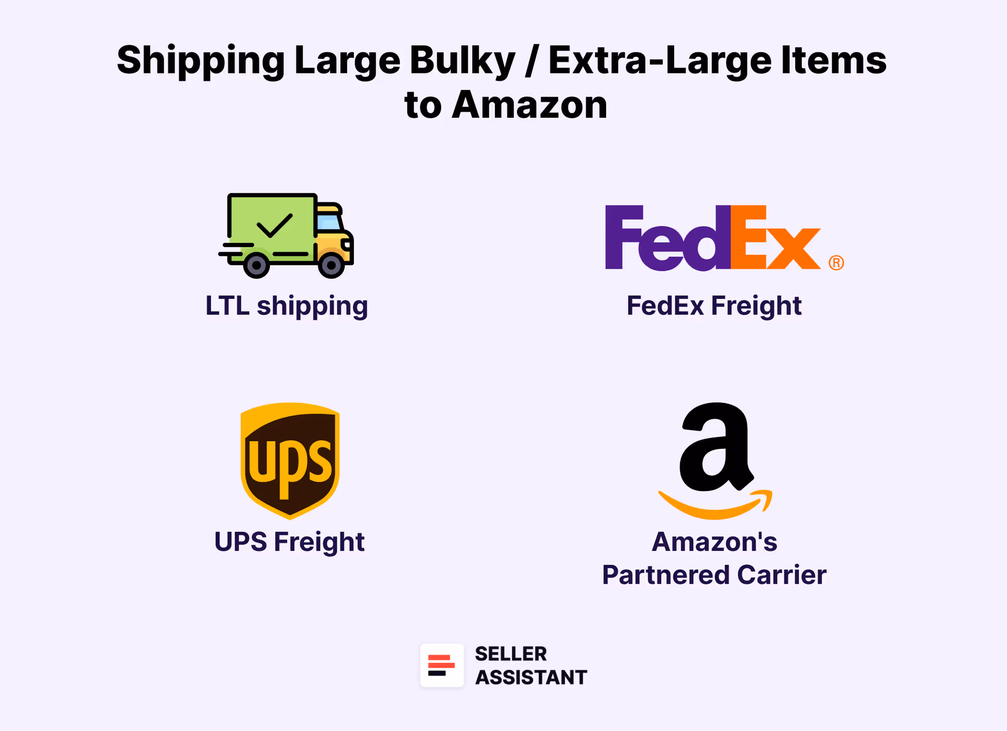 How to Ship Large Bulky / Extra-Large Items to Amazon?