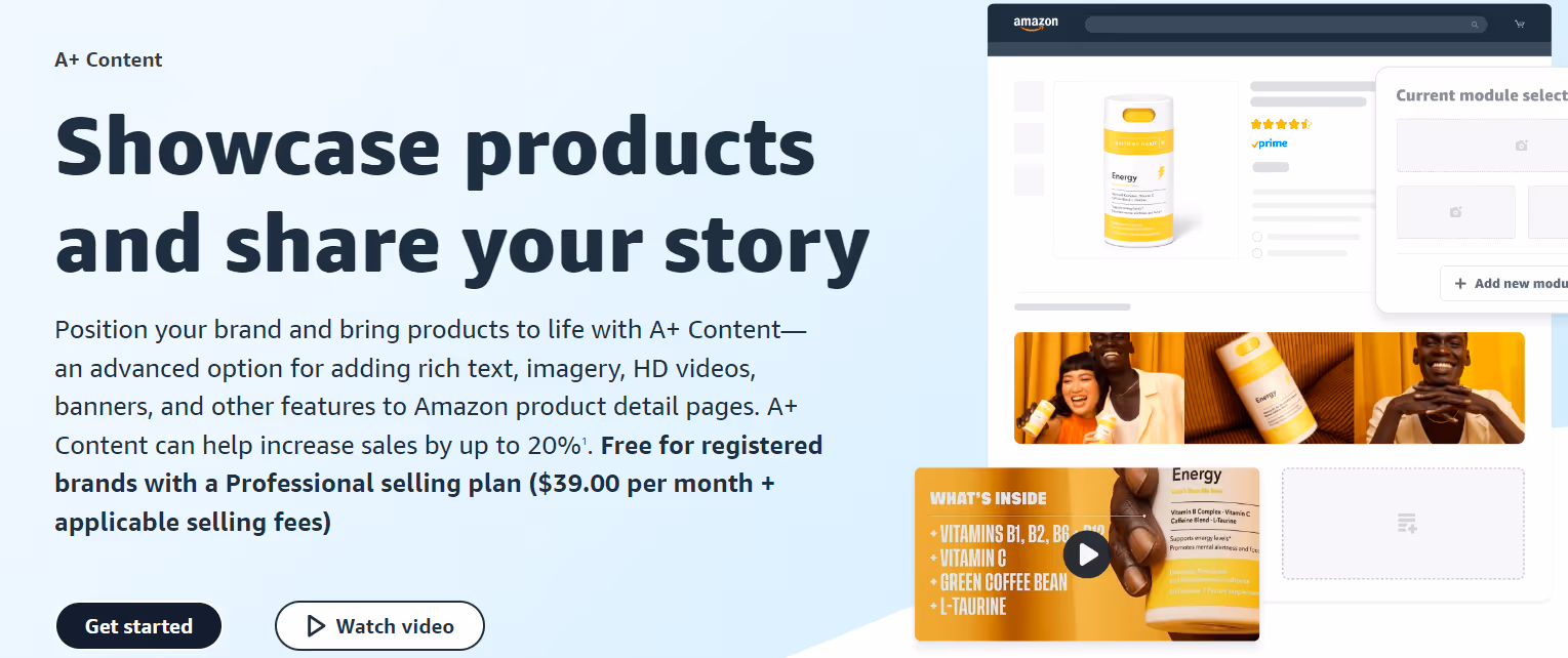 Leverage Amazon's A+ Content