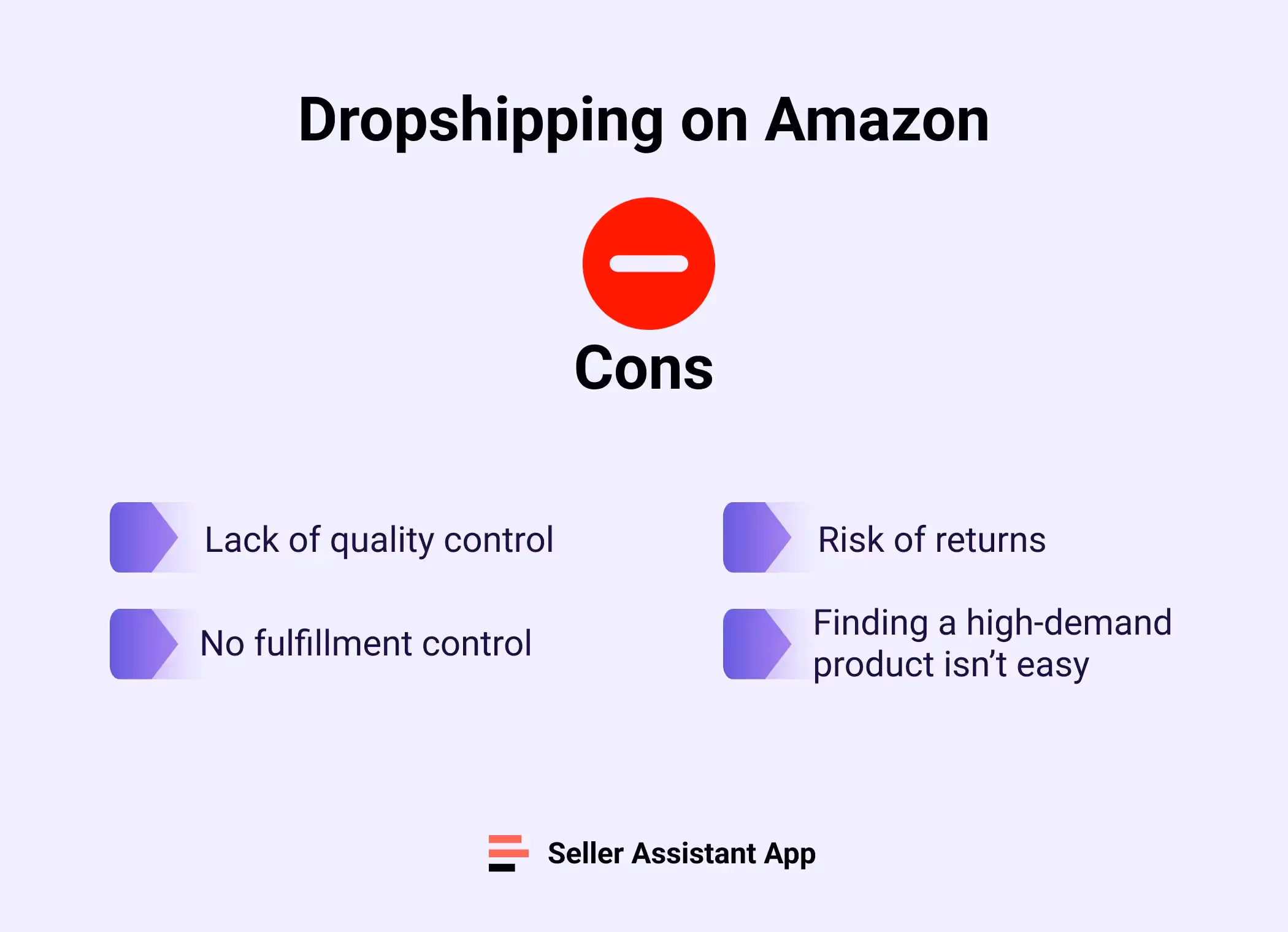 Cons of Dropshipping