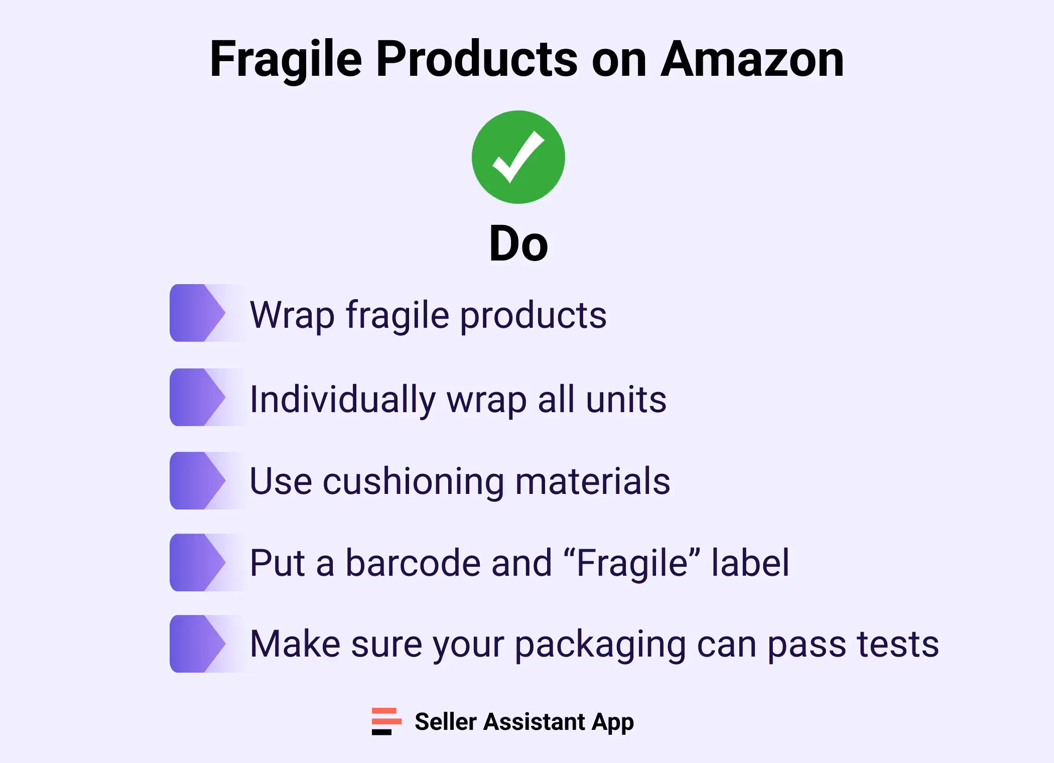 Do's of Fragile Products on Amazon