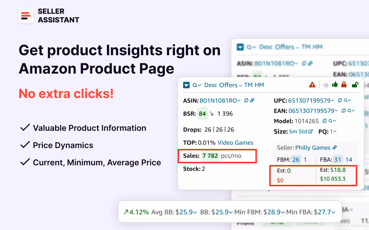 Seller Assistant's Sales Estimator