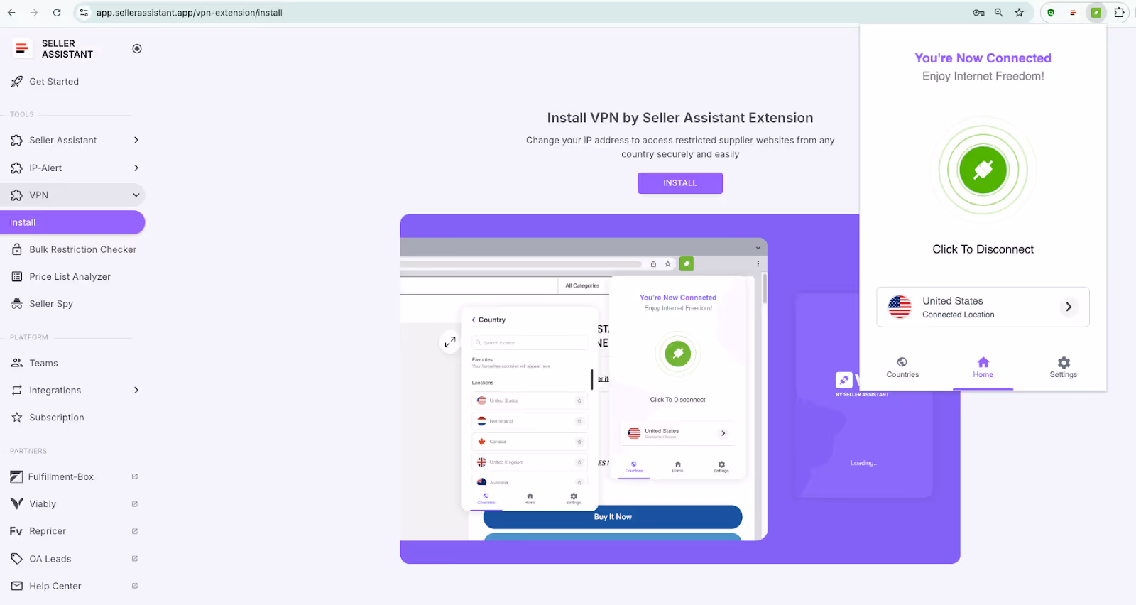 Disconnect from VPN