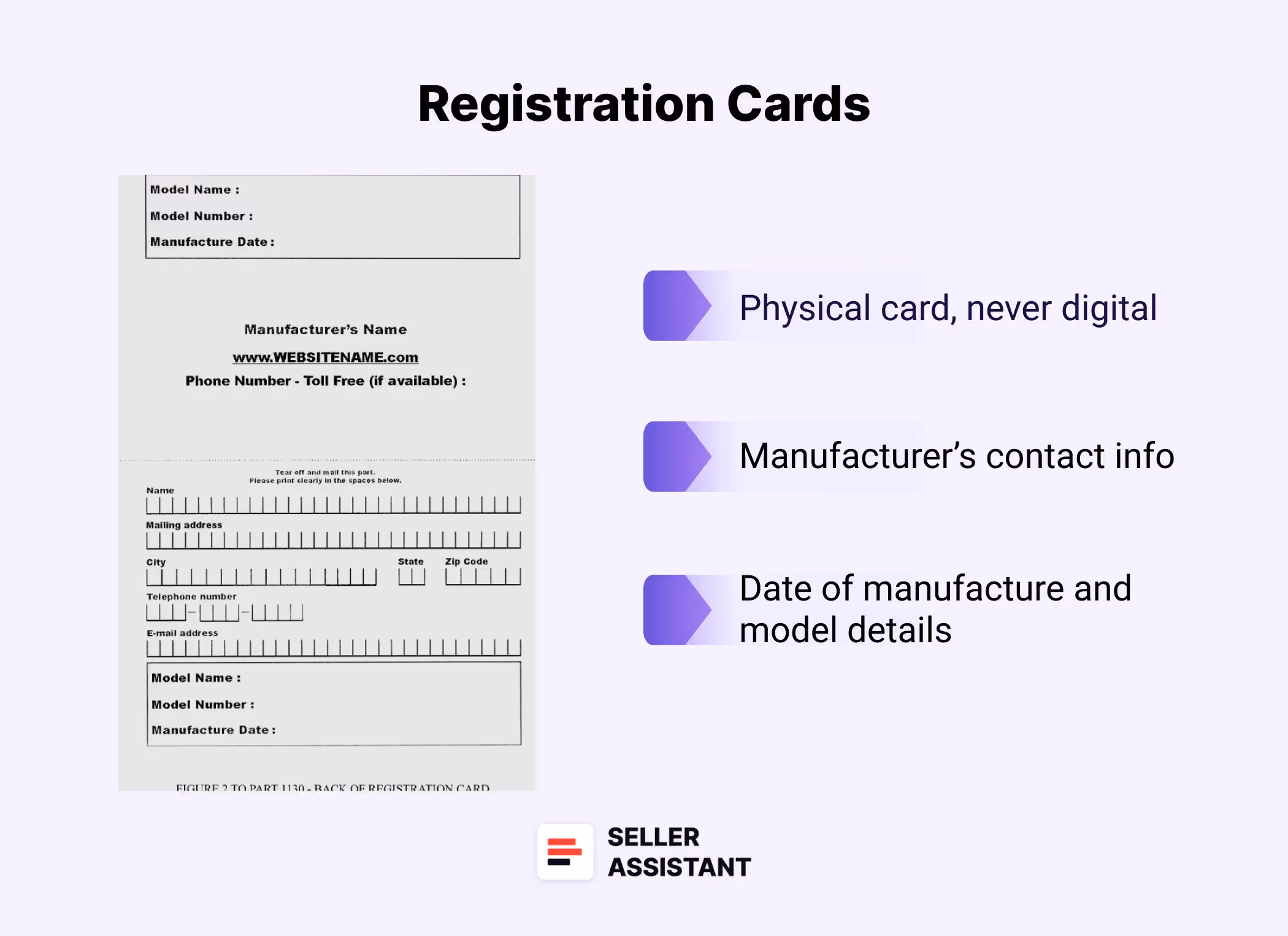 Registration cards