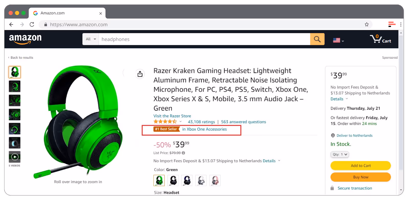 Amazon Best Seller