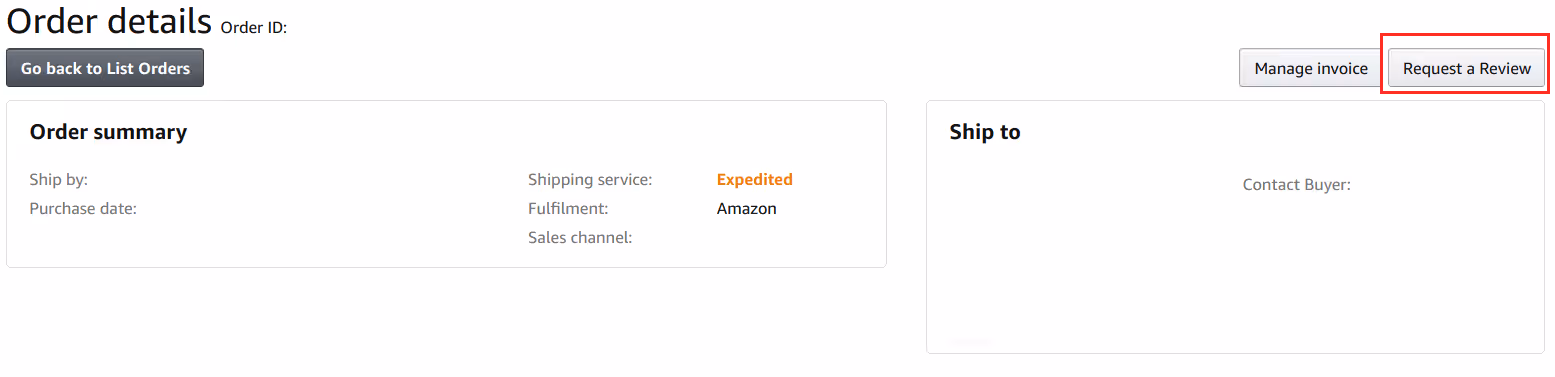 Request a Review Button Request a Review Button