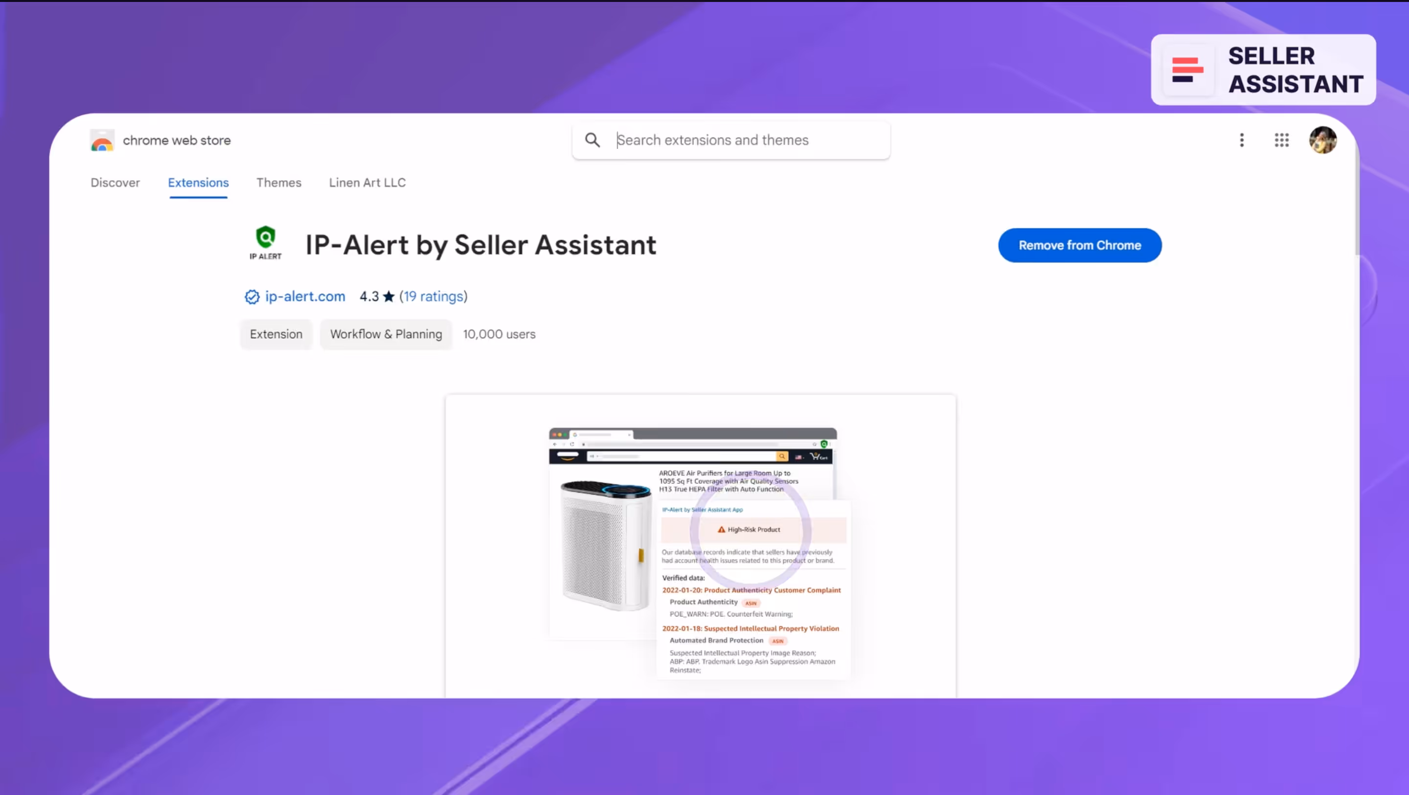 IP-Alert by Seller Assistant