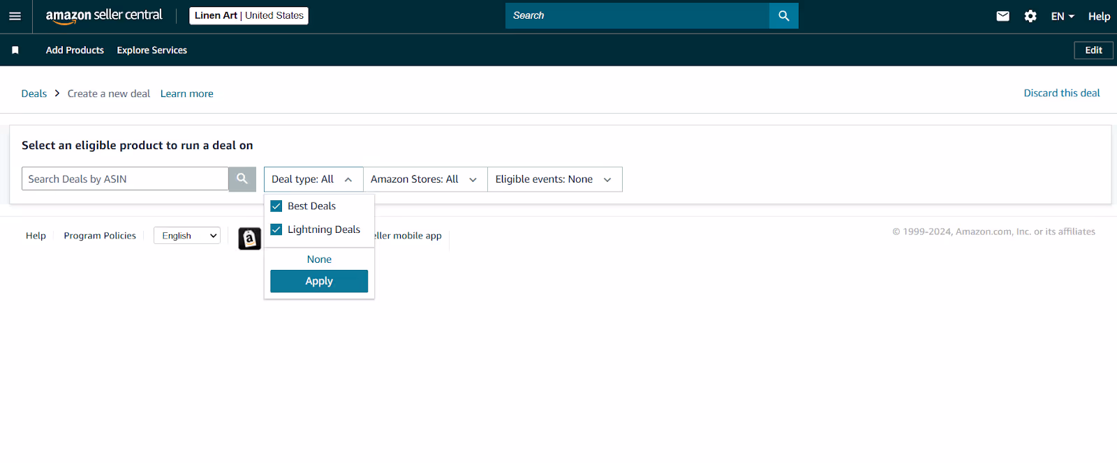 Deals Dashboard
