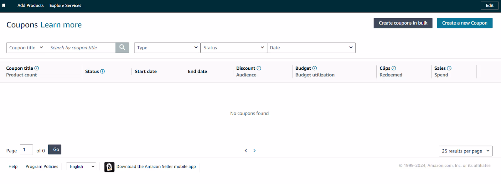 Coupons Dashboard