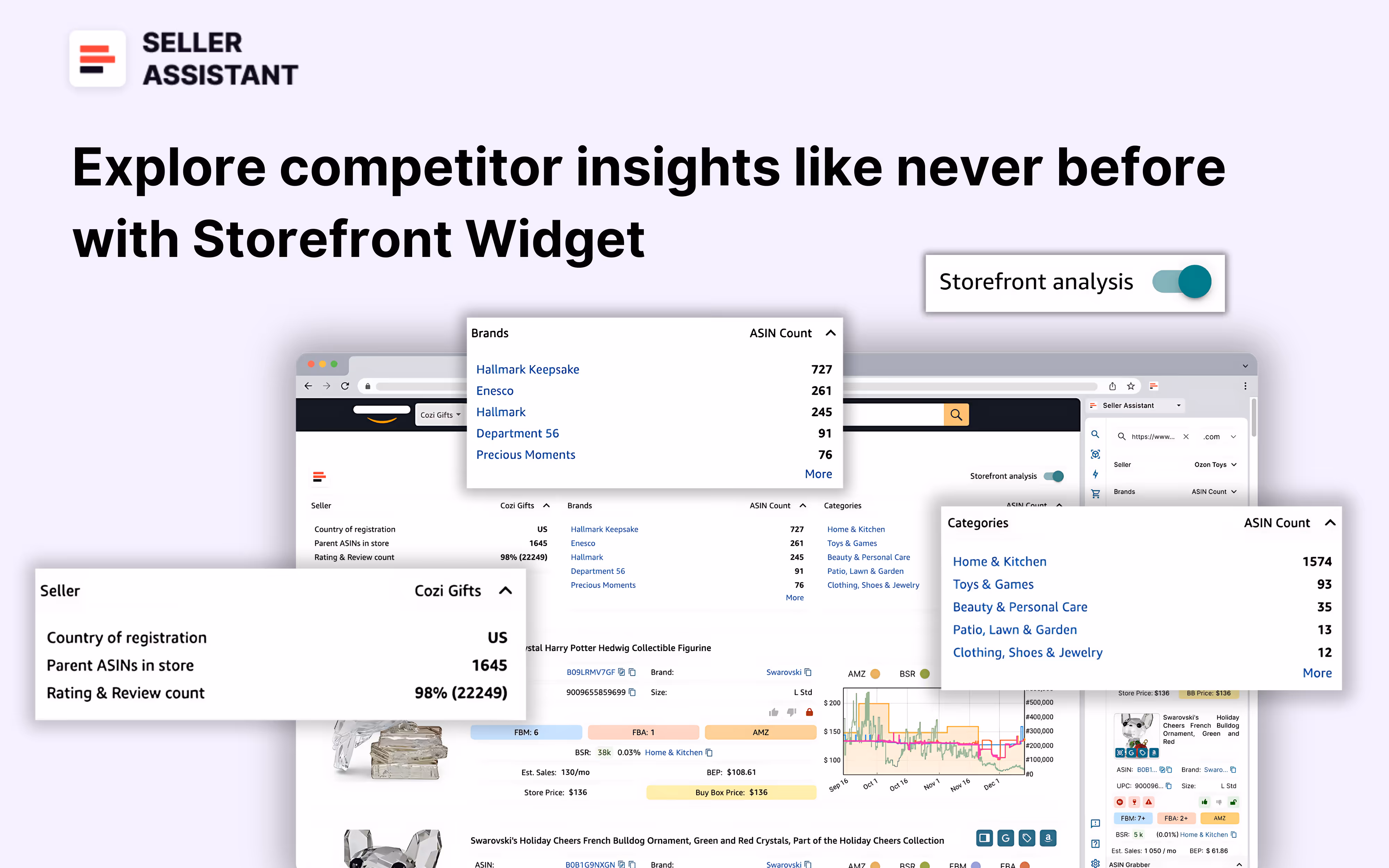 Seller Assistant’s Storefront Widget