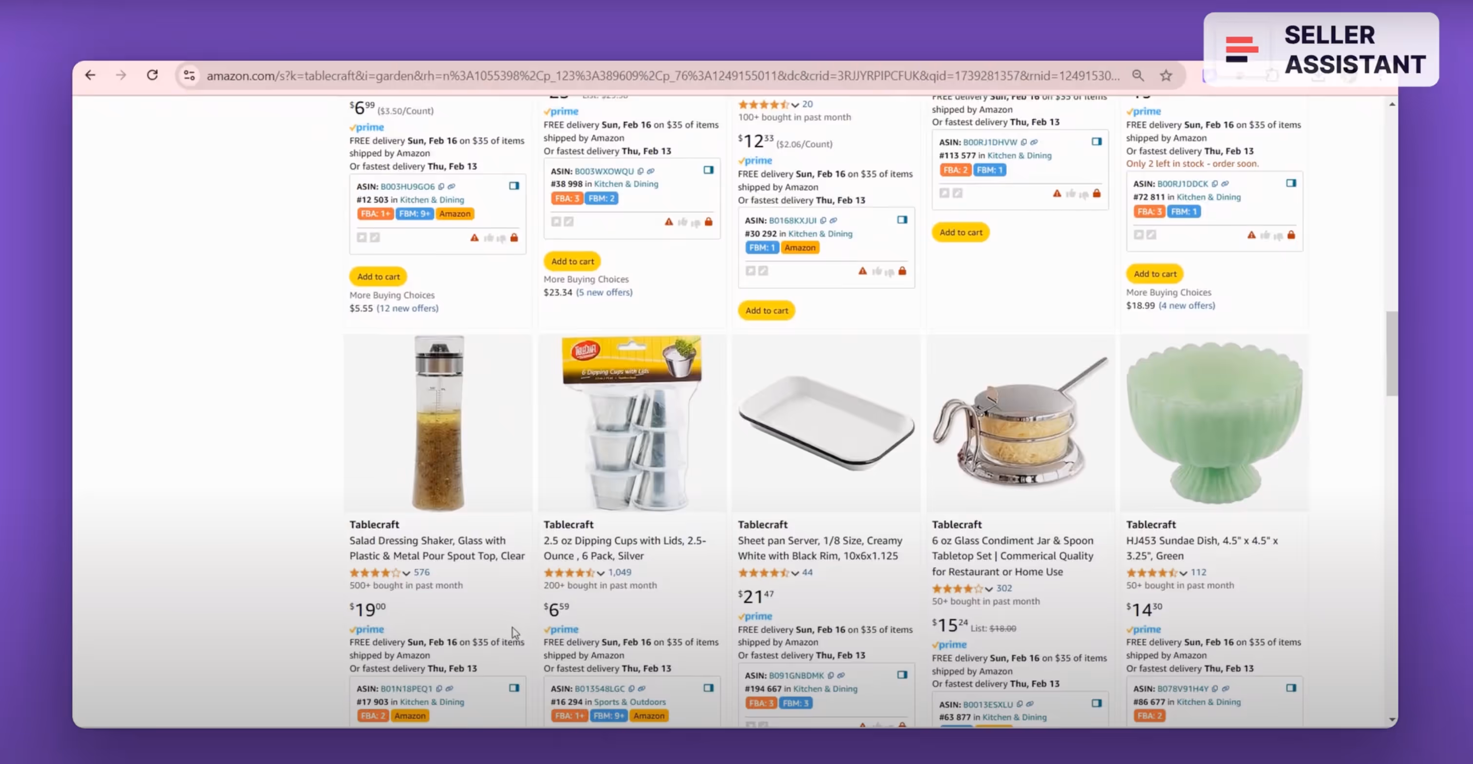 First, we select a brand on Amazon