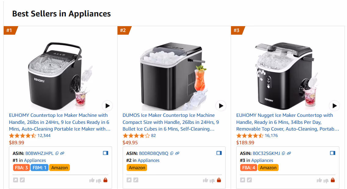 Appliances best-sellers