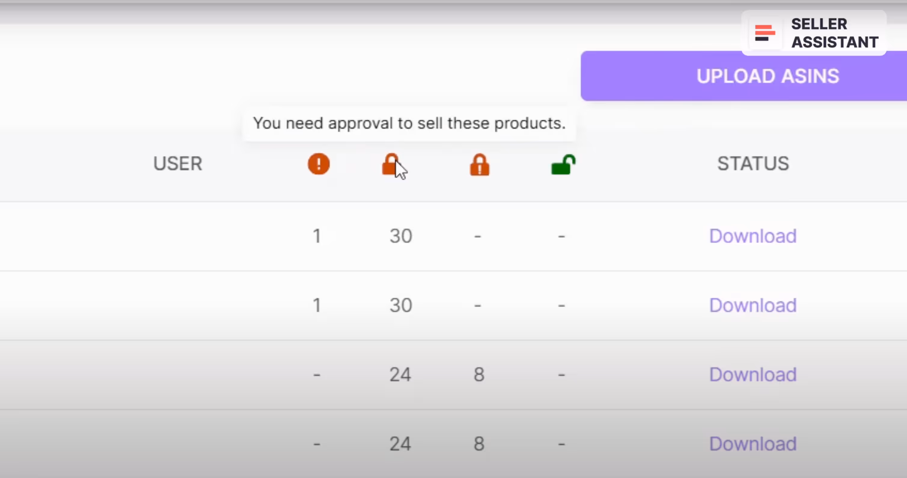 Seller Assistant’s Bulk Restrictions Checker 