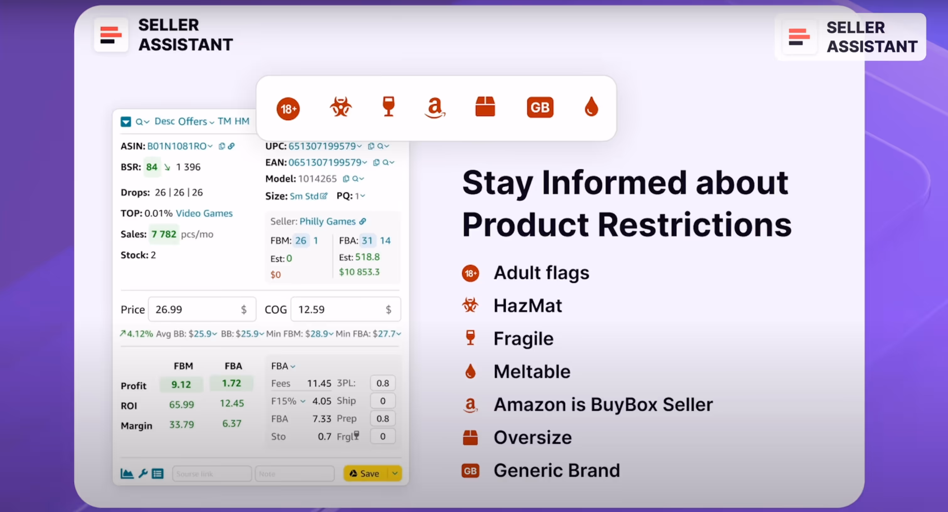 Product flags