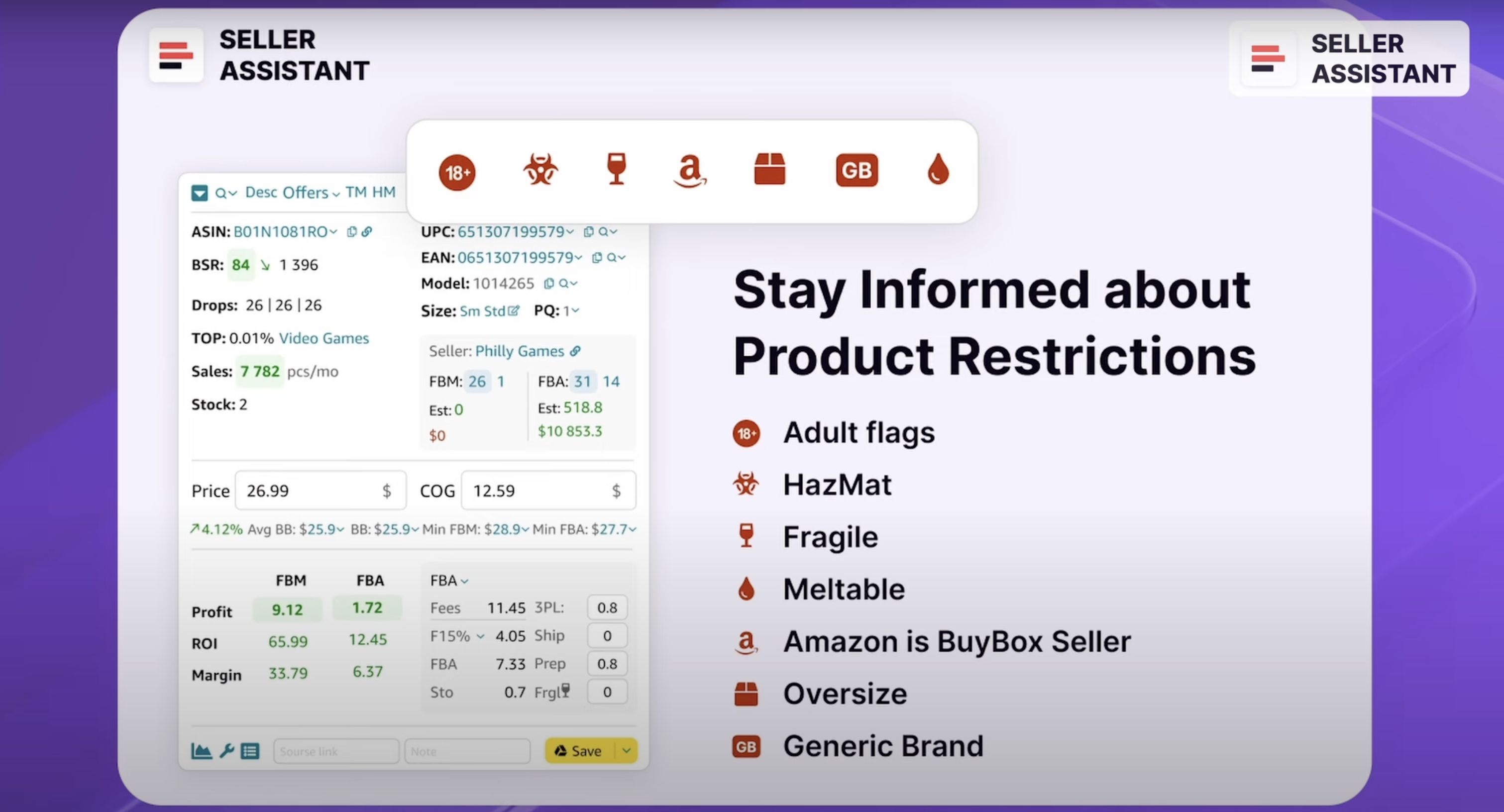 Product flags 