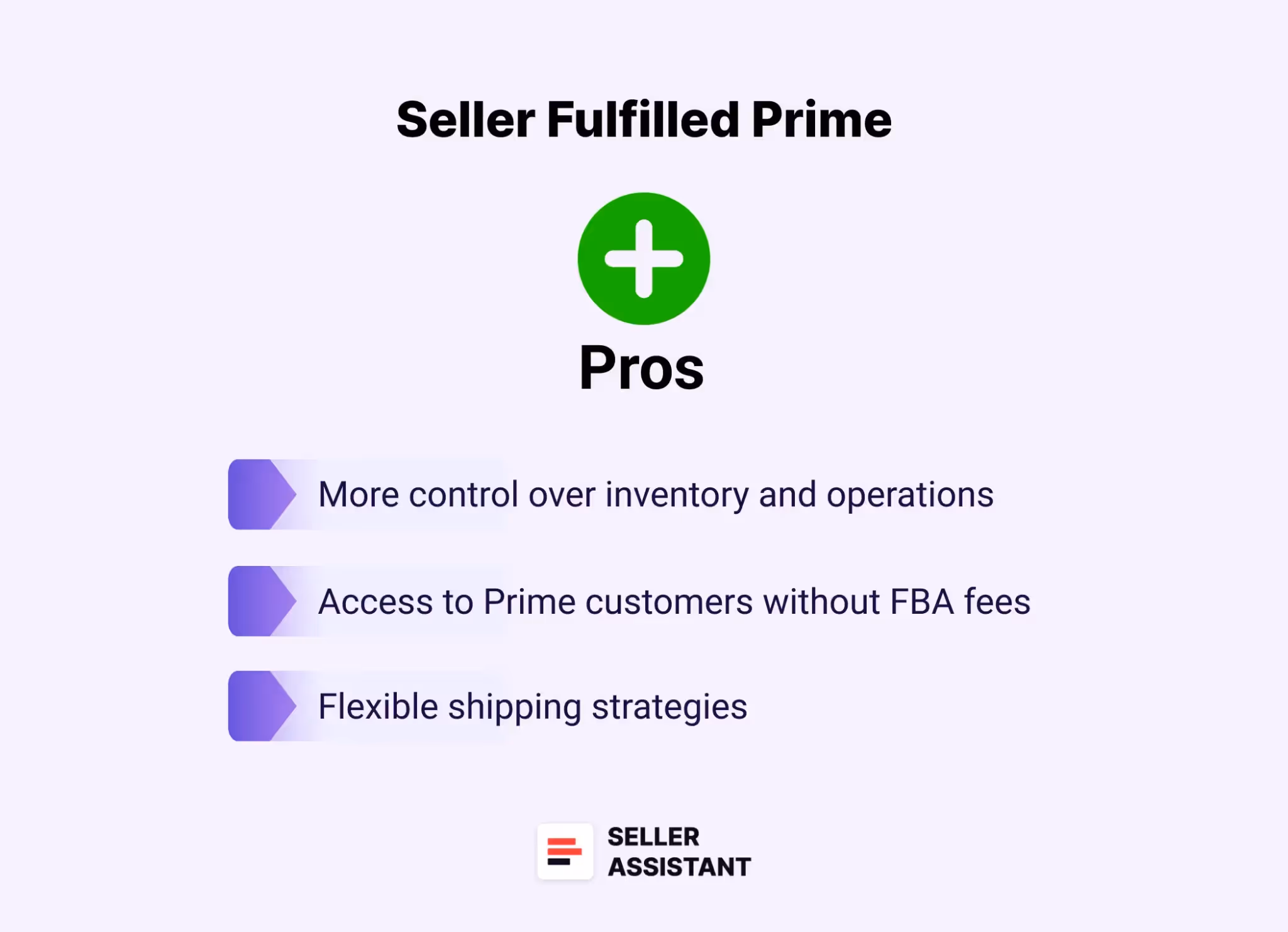 Pros of Seller Fulfilled Prime