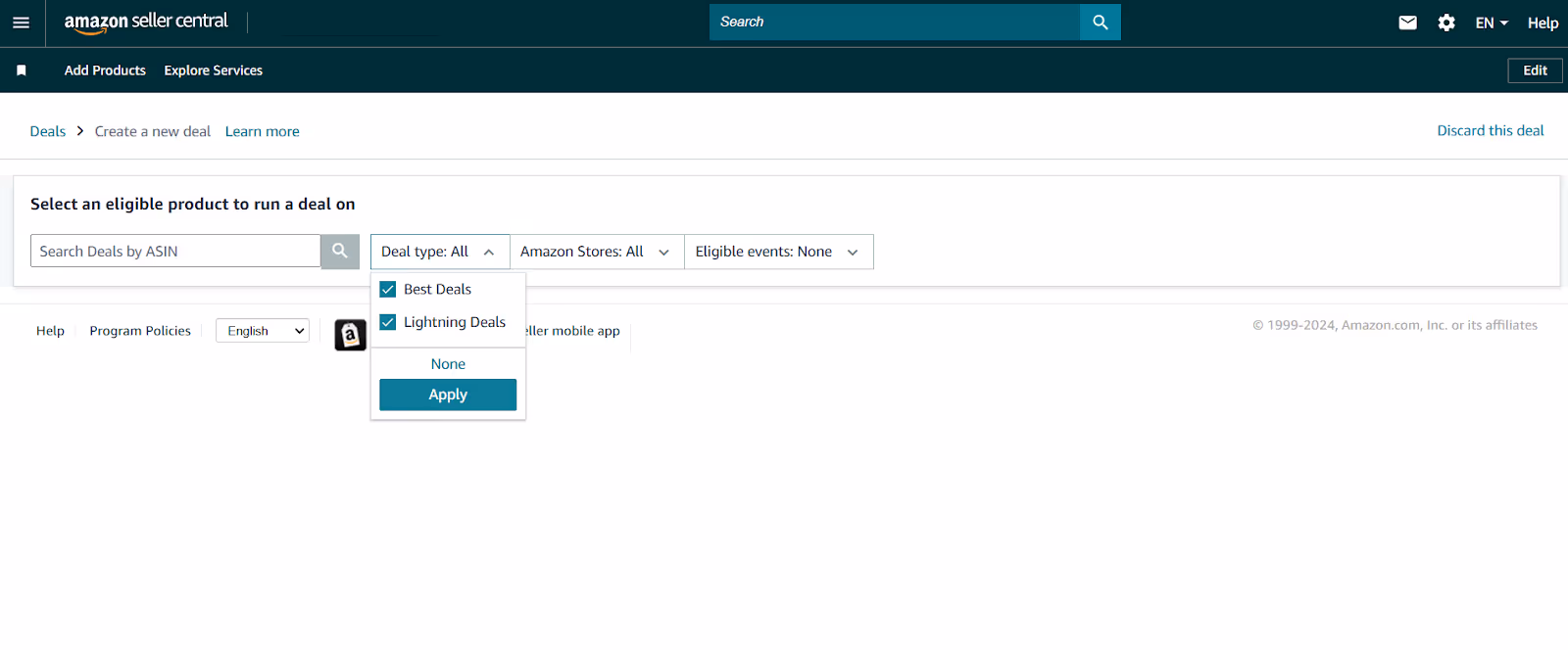 Deals Dashboard