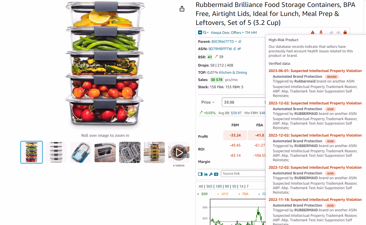 Seller Assistant’s IP Alert® Extension functionality