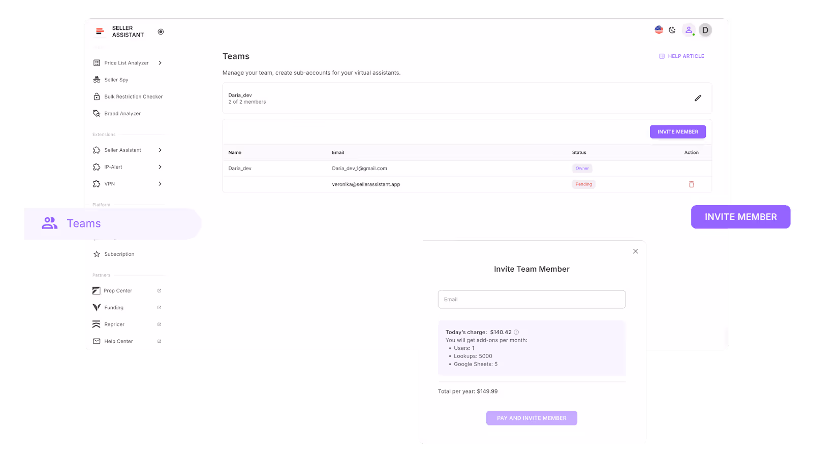 Virtual Assistant Accounts