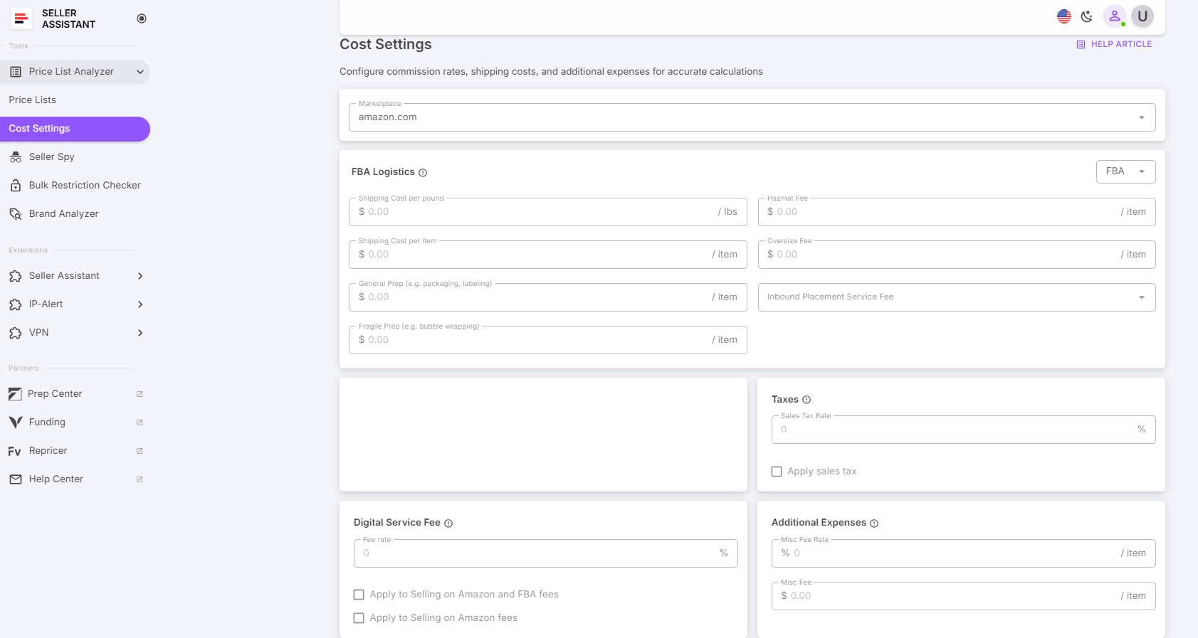 Open Price List Analyzer