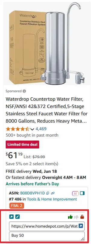 Ürünleri işaretlemek için Quick View'in başparmak yukarı veya başparmak aşağı simgelerini kullanın. Tedarikçi bağlantıları, ekip geri bildirimi veya durum güncellemeleri içeren notlar ekleyin.