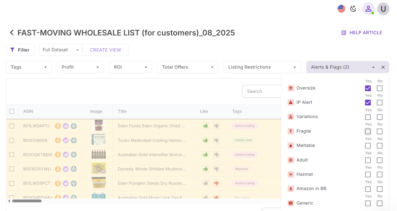 Uygunluk ve riske göre filtreleyin