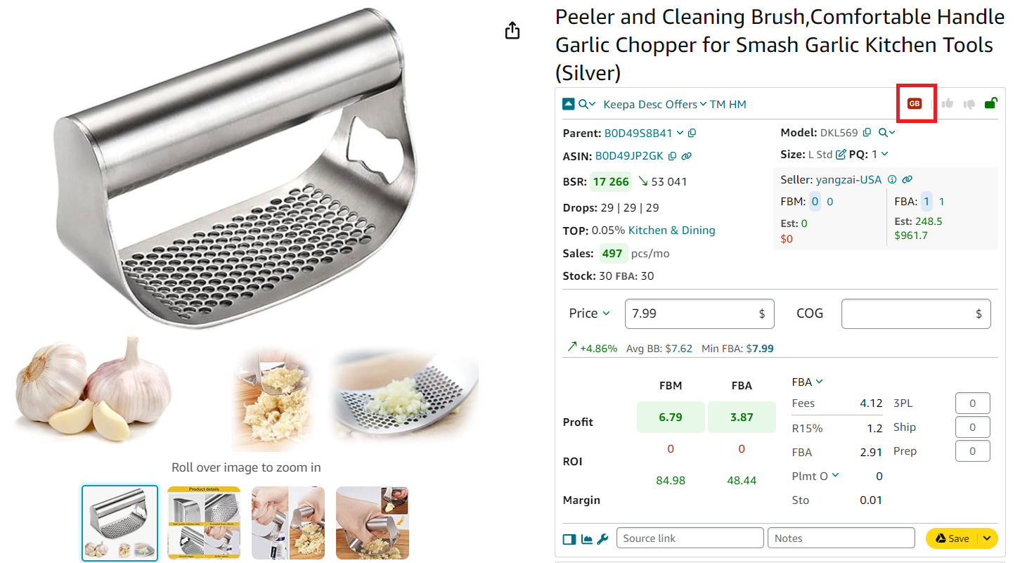 Generic Brands (Red GB Icon)
