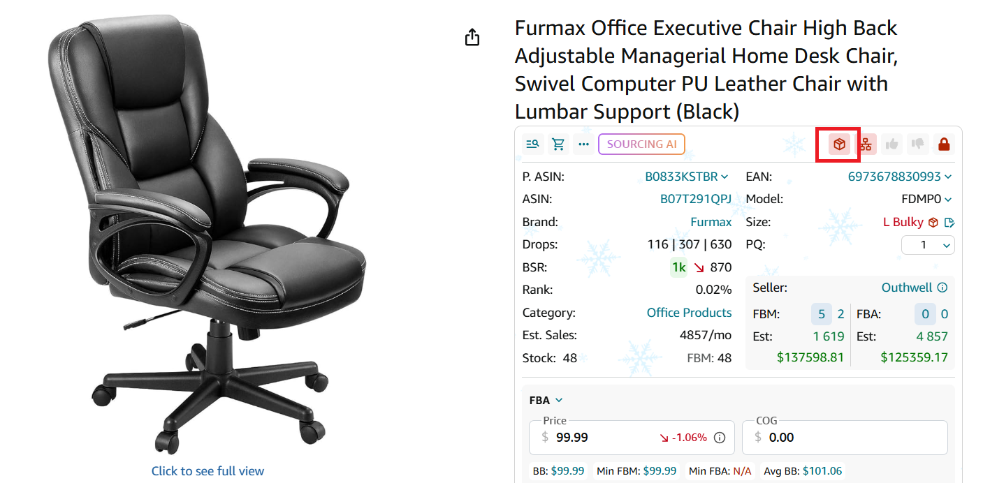 Heavy and bulky products