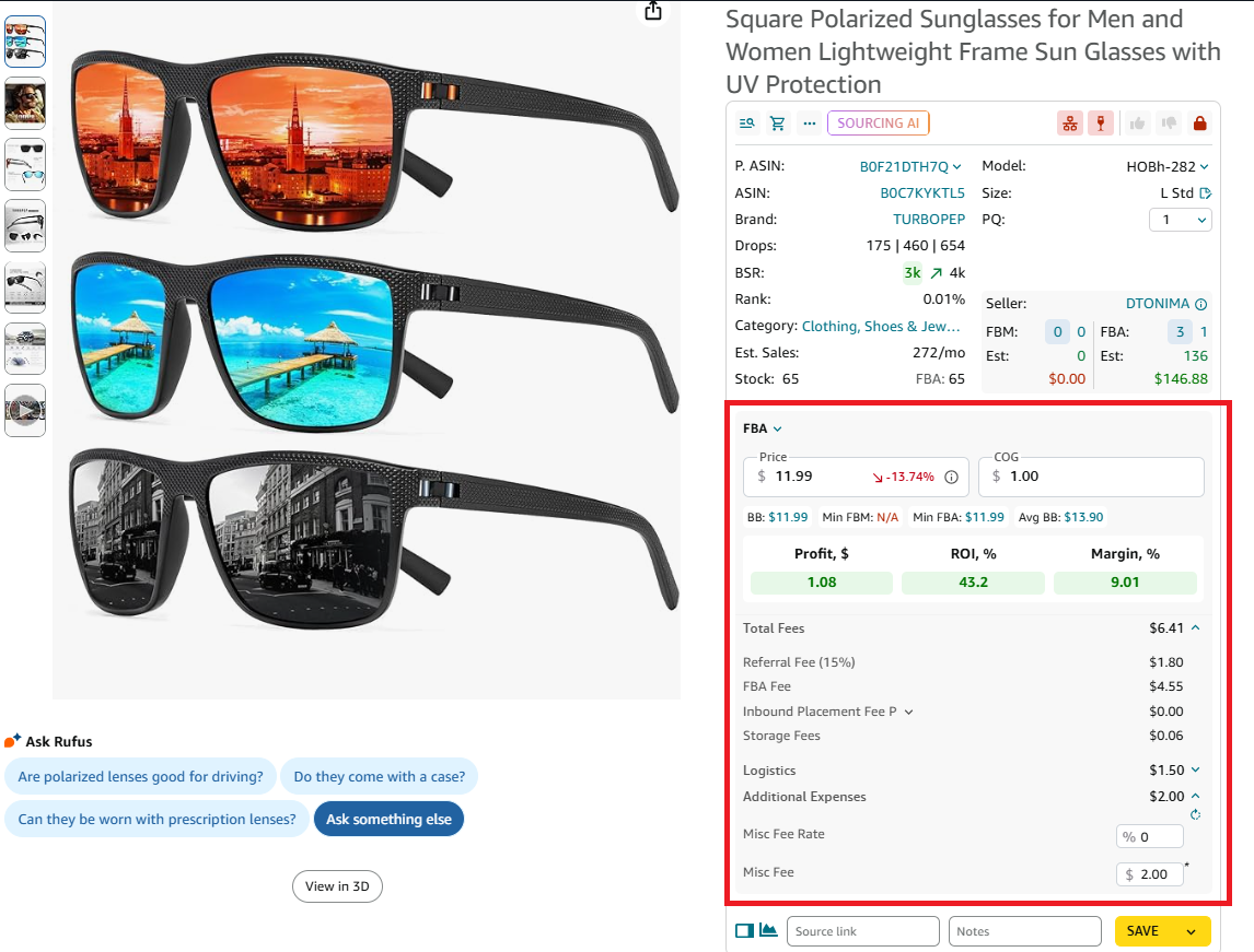 FBM ve FBA Hesaplayıcısı