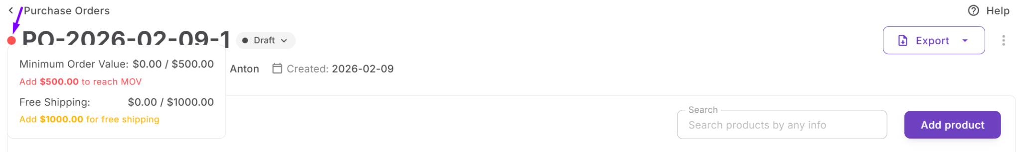 Önizleme ekranındaki ilerleme göstergesine bakın. Siparişinizin minimum sipariş değerine ve ücretsiz kargo eşiklerine doğru ilerleyip ilerlemediğini gösterir