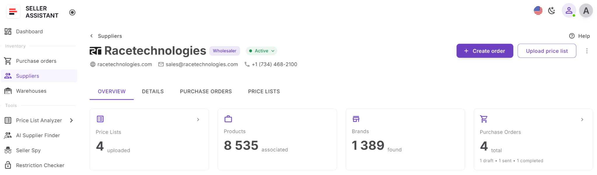 Merkezi çalışma alanı olarak tedarikçi profilleri