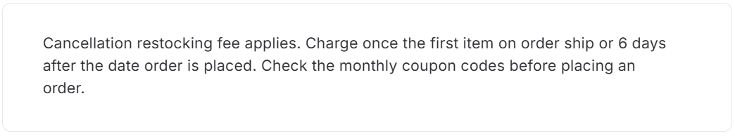 Tedarikçi Profilinde Notlar